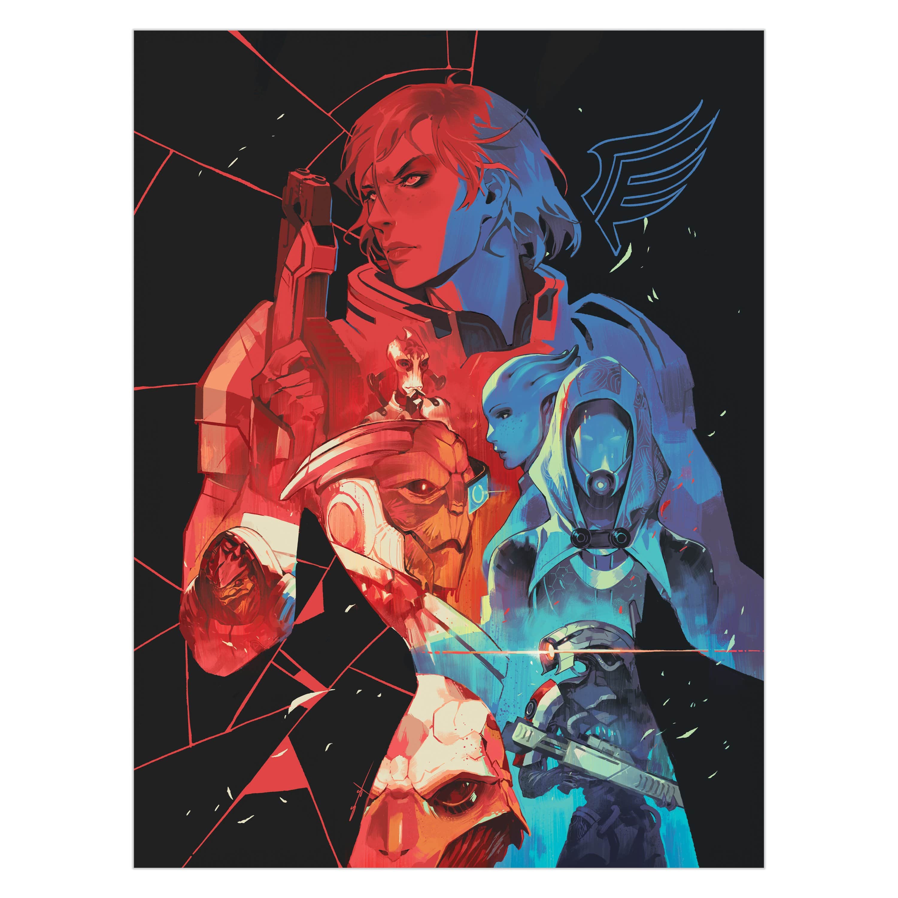Mass Effect - Limited Edition Shepard Legendary Art Print SIGNED - Image 2