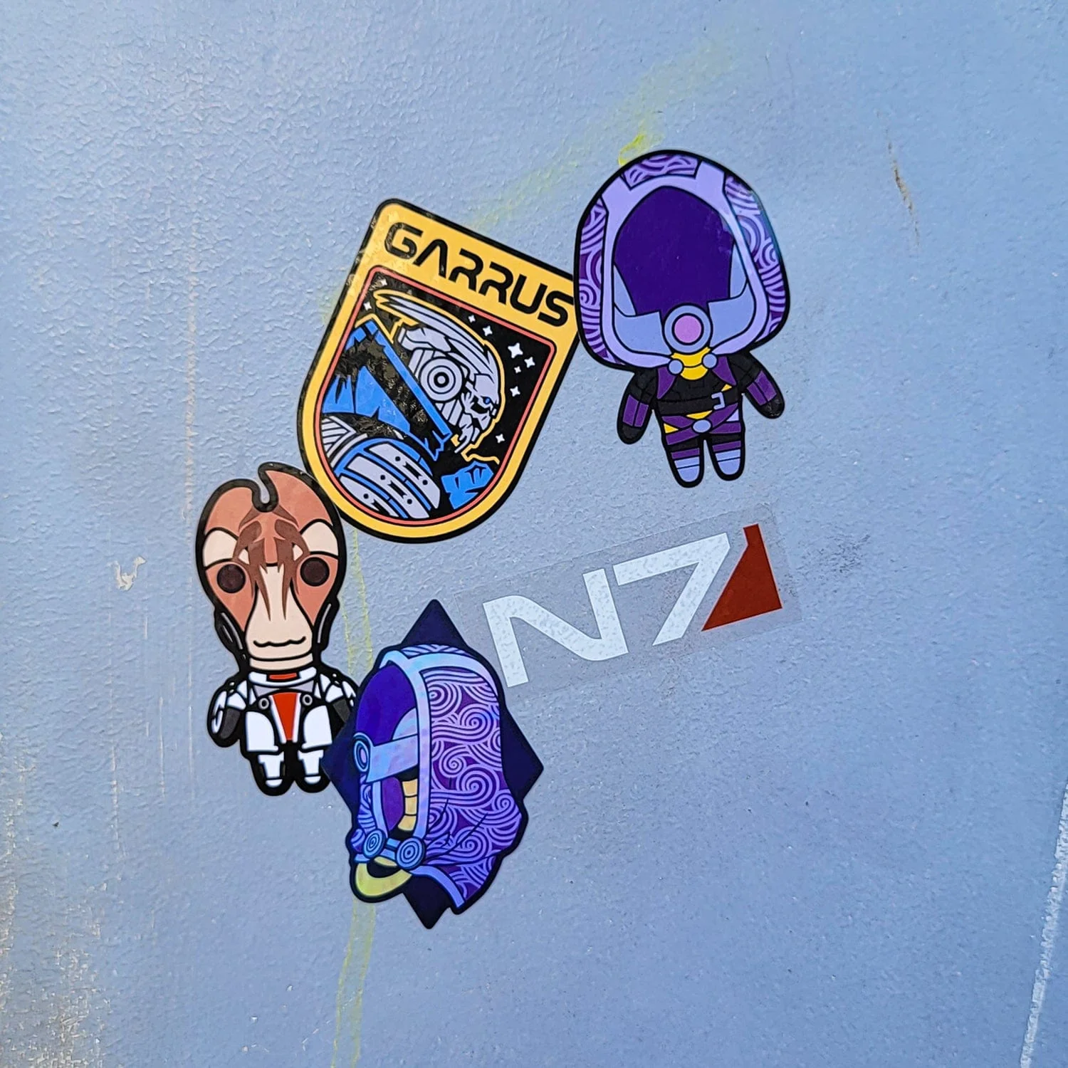 Mass Effect - Tali'Zorah Portrait Holographic Sticker - Image 4